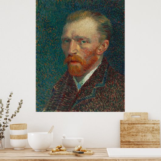 Vincent Van Gogh Self-Portrait Poster (Keuken)