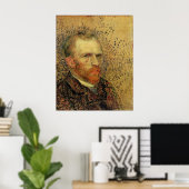Vincent Van Gogh Self Portrait Poster (Thuiskantoor)