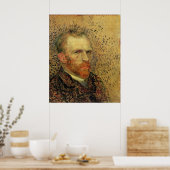Vincent Van Gogh Self Portrait Poster (Keuken)