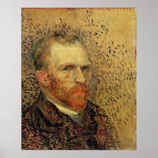 Vincent Van Gogh Self Portrait Poster (Voorkant)