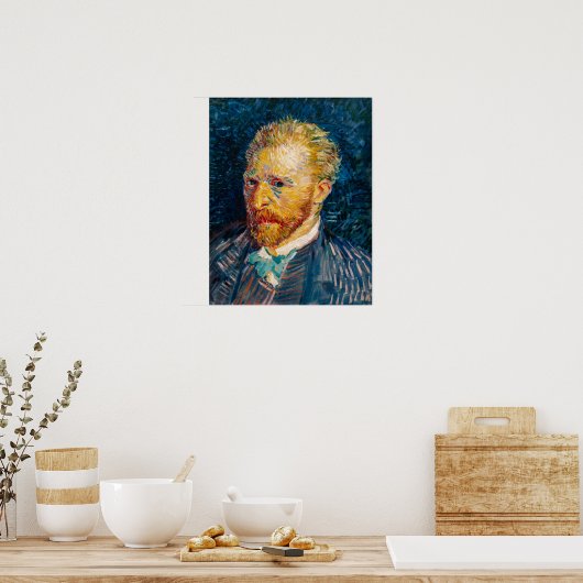 Vincent Van Gogh - Self-Portrait Poster (Keuken)