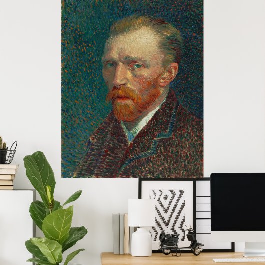 Vincent Van Gogh Self-Portrait Poster (Thuiskantoor)