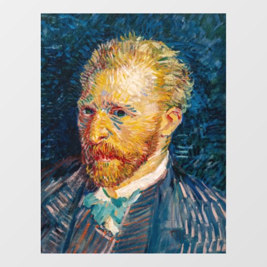 Vincent Van Gogh - Self-Portrait Raamsticker (Vel)