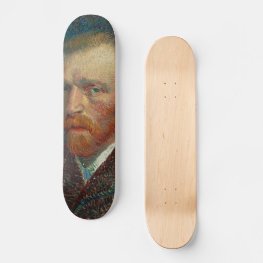 Vincent Van Gogh Self-Portrait Skateboard (Voorkant)