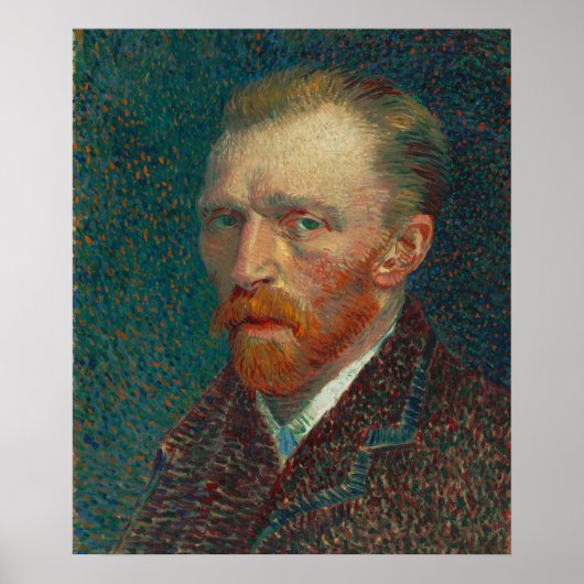 Vincent Van Gogh, Self Portrait Spring 1887 Poster (Voorkant)