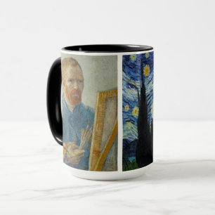 Vincent Van Gogh - Self-Portrait & Sterrennacht Mo Mok