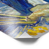 Vincent van Gogh Self-Portrait Sterrennacht Poster (Hoek)