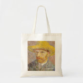 Vincent Van Gogh Self Portrait Straw Pet Custom Tote Bag (Voorkant)