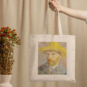 Vincent Van Gogh Self Portrait Straw Pet Custom Tote Bag