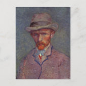 Vincent Van Gogh Self Portrait Suit Briefkaart (Voorkant)