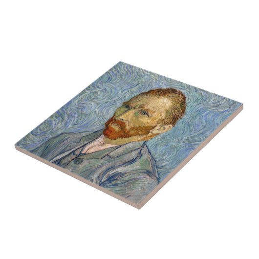 Vincent Van Gogh - Self-Portrait Tegeltje (Zijkant)