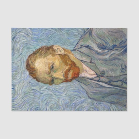 Vincent Van Gogh - Self-Portrait Tissuepapier (Voorkant)