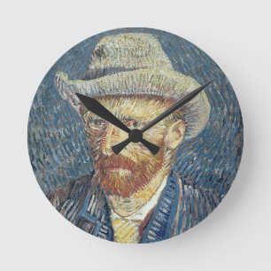 Vincent van Gogh   Self Portrait with Felt Hat Ronde Klok