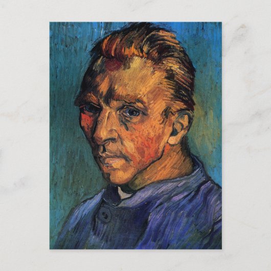 Vincent van Gogh Self Portrait zonder baard Briefkaart (Voorkant)