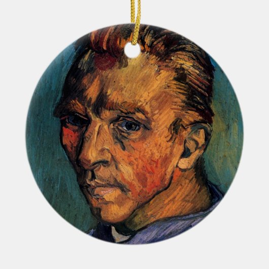 Vincent van Gogh Self Portrait zonder baard Keramisch Ornament (Voorkant)
