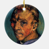 Vincent van Gogh Self Portrait zonder baard Keramisch Ornament (Achterkant)