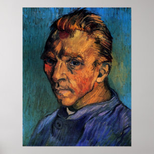 Vincent van Gogh Self Portrait zonder baard Poster