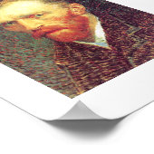 Vincent van Gogh - Self-portret 1887 Poster (Hoek)
