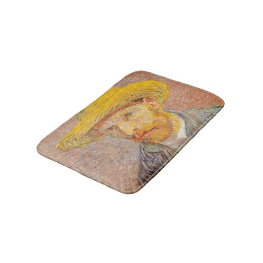 Vincent Van Gogh Self Portret impressionist verf Badmat (Gekanteld)