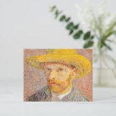 Vincent Van Gogh Self Portret impressionist verf Briefkaart (Staand voorkant)