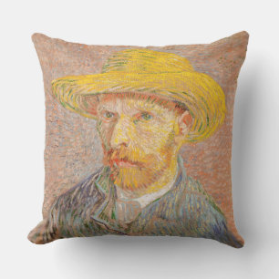 Vincent Van Gogh Self Portret impressionist verf Buitenkussen