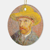 Vincent Van Gogh Self Portret impressionist verf Keramisch Ornament (Links)
