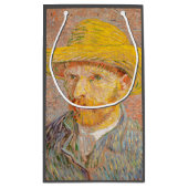 Vincent Van Gogh Self Portret impressionist verf Klein Cadeauzakje (Achterkant)
