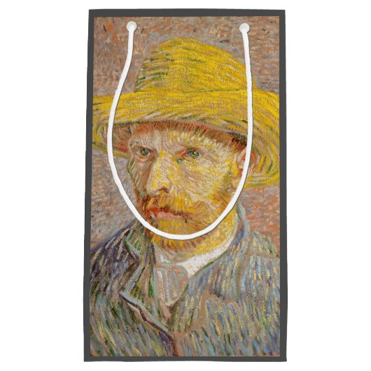 Vincent Van Gogh Self Portret impressionist verf Klein Cadeauzakje (Voorkant)