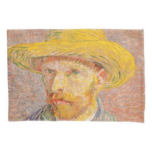 Vincent Van Gogh Self Portret impressionist verf Kussensloop (Voorkant)