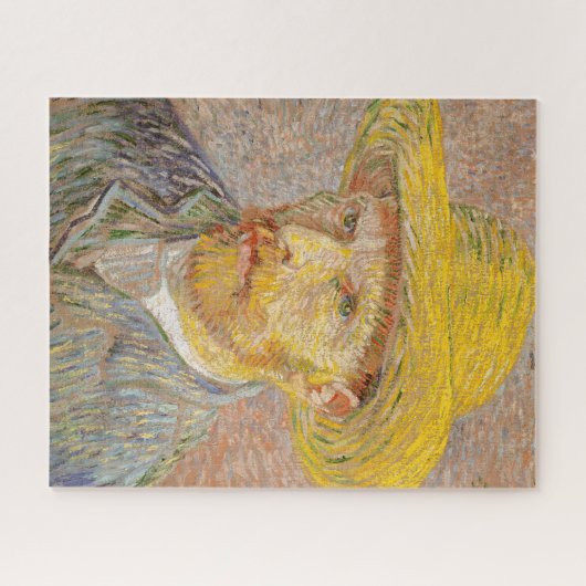 Vincent Van Gogh Self Portret impressionist verf Legpuzzel (Horizontaal)