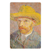 Vincent Van Gogh Self Portret impressionist verf Mini Klembord (Achterkant)