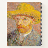 Vincent Van Gogh Self Portret impressionist verf Notitieboek (Achterkant)