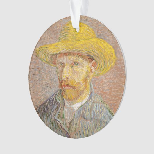 Vincent Van Gogh Self Portret impressionist verf Ornament (voorkant)
