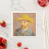 Vincent Van Gogh Self Portret impressionist verf Servet (Insitu)