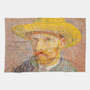 Vincent Van Gogh Self Portret impressionist verf Theedoek