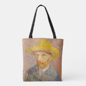 Vincent Van Gogh Self Portret impressionist verf Tote Bag (Achterkant)