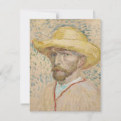 Vincent van Gogh, Self-portret Invitation Kaart (Voorkant)