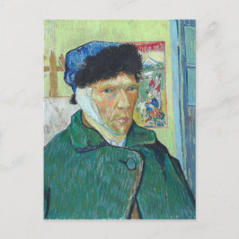Vincent Van Gogh Self Portret met gebandgerde oren Briefkaart