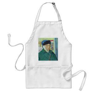 Vincent Van Gogh Self Portret met gebandgerde oren Standaard Schort