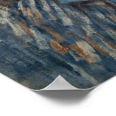 Vincent van Gogh Self Portret met grijs Pet Poster (Hoek)