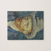 Vincent Van Gogh Self Portret met grijs vilt Pet Legpuzzel (Horizontaal)
