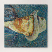 Vincent Van Gogh Self Portret met grijs vilt Pet Legpuzzel (Horizontaal)