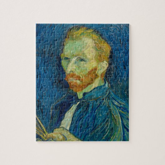 Vincent Van Gogh Self Portret met Palette Art Legpuzzel (Verticaal)