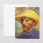 Vincent van Gogh Self Portret met Pet (Voorkant / Achterkant)