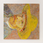 Vincent Van Gogh Self Portret met Strw Pet Art Legpuzzel (Horizontaal)