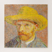 Vincent Van Gogh Self Portret met Strw Pet Art Legpuzzel (Verticaal)