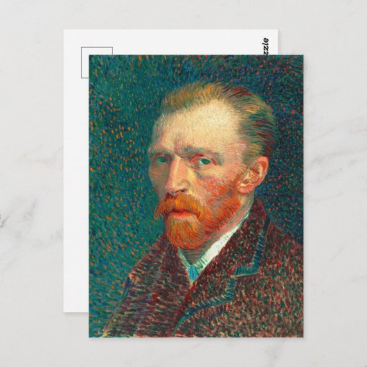 Vincent Van Gogh Self Portret met Suit Fine Art Briefkaart (Voorkant / Achterkant)