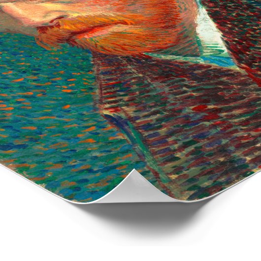 Vincent Van Gogh Self Portret met Suit Fine Art Poster (Hoek)