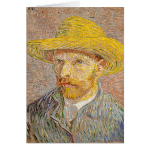 Vincent Van Gogh Self Portret Pet Birthday Card