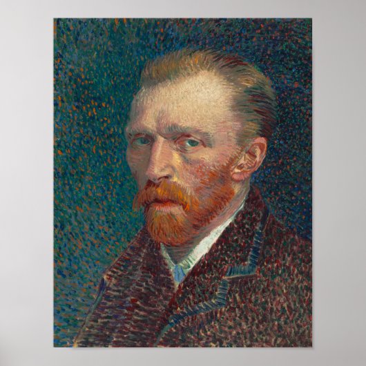 Vincent Van Gogh Self Portret Poster Wall Art (Voorkant)
